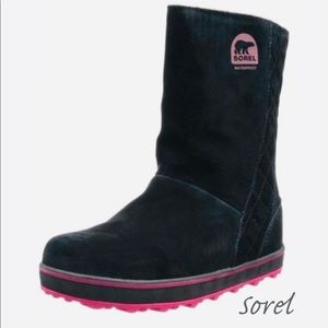 Sorel Women’s Glacy Waterproof Suede Boots